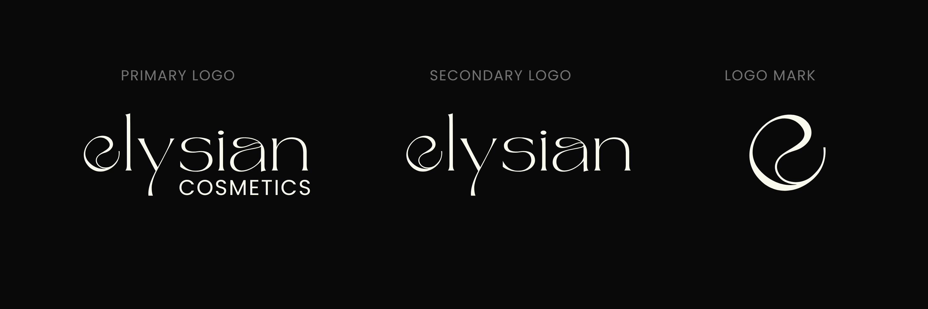 Elysian - Logo Design & Packaging Design by Ivy Petere on Dribbble