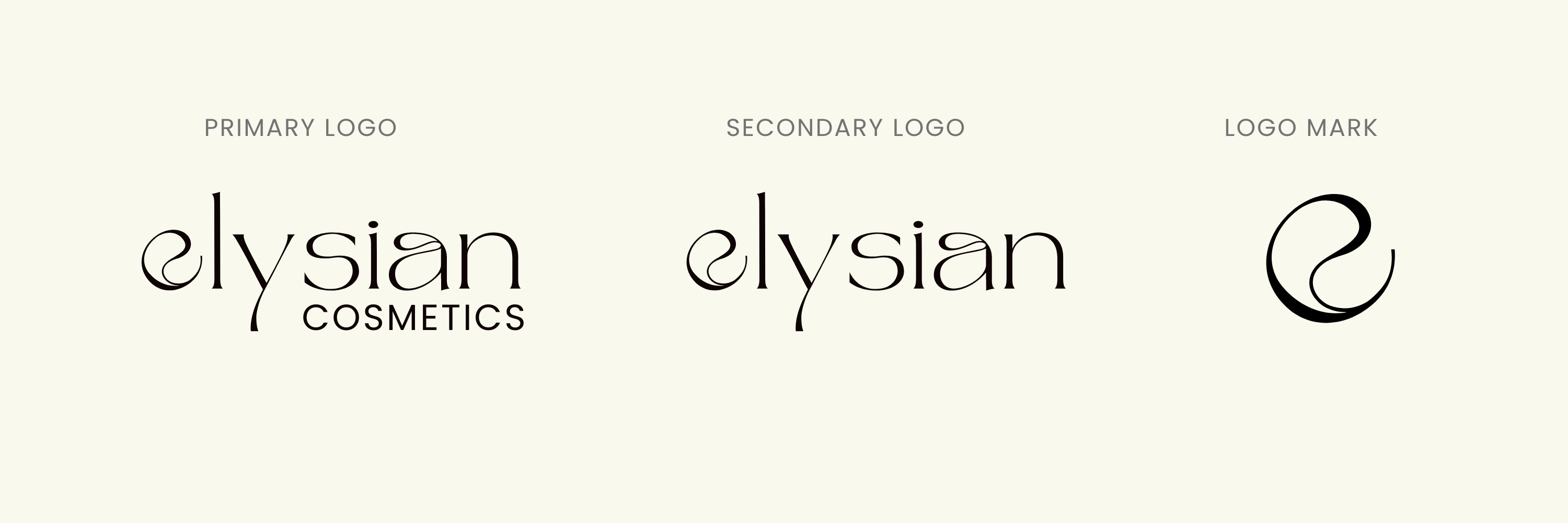 Elysian - Logo Design & Packaging Design by Ivy Petere on Dribbble