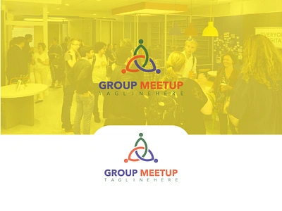 Logo Design for Group Meetup creative logo designer event logo group group logo design group meet group meeting group meeting logo group logo logo logo design logo designs logo for event logo maker meet up meeting logo meetup group meetup logo minimalist logo unique logo