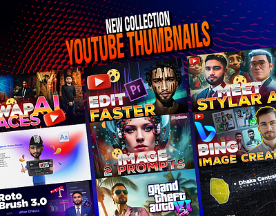 FaceSwap AI YouTube Thumbnail Modern Design 3d ai animation art artificial intelligence brand branding design faceswap graphic design illustration logo motion graphics thumbnail thumbnail design thumbnails typography ui youtube youtube thumbnail