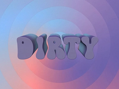 DIRTY by Tarafa MHFOUD™ app application background branding circle clean colorful creativedesign design dirty gradient graphic design mobile motion motion graphics ui ux video