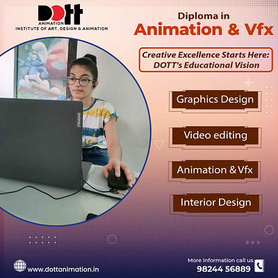 Diploma in Animation & Vfx Class in Rajkot | Dott Animation