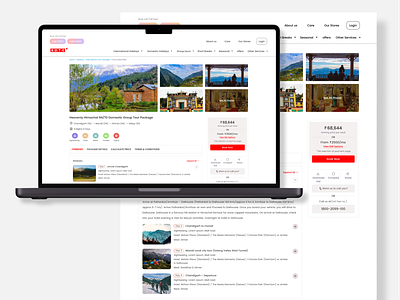 Product Details Page Design dailyui data arrangement interface design landing page design product details page productdesign travel industry ui ui ux design uiux ux visual design website redesign