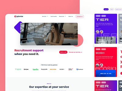 pplewise website redesign branding design graphic design lookfeel ui ux website