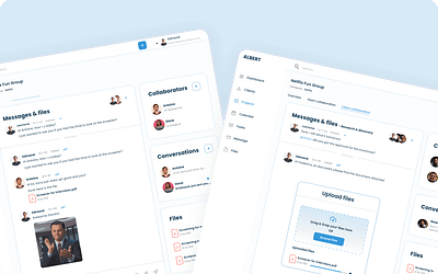 Albert - Freelance Project Management app branding chat design freelance graphic design logo lookfeel ui ux webapp