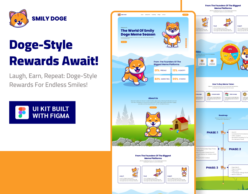 Example of UI/UX Design   Website (10 Pages)