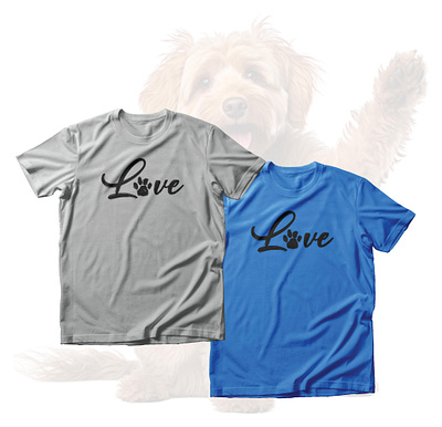 PET LOVE T-SHIRT DESIGN banner branding christmas design graphic design illustration logo pet lover simple design t shirt typography ui vector