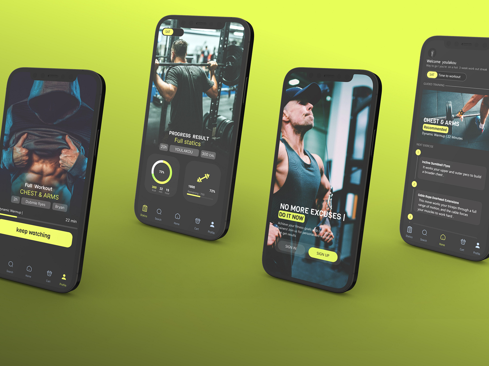 Gym App / Fitness App by Bytesoltech on Dribbble