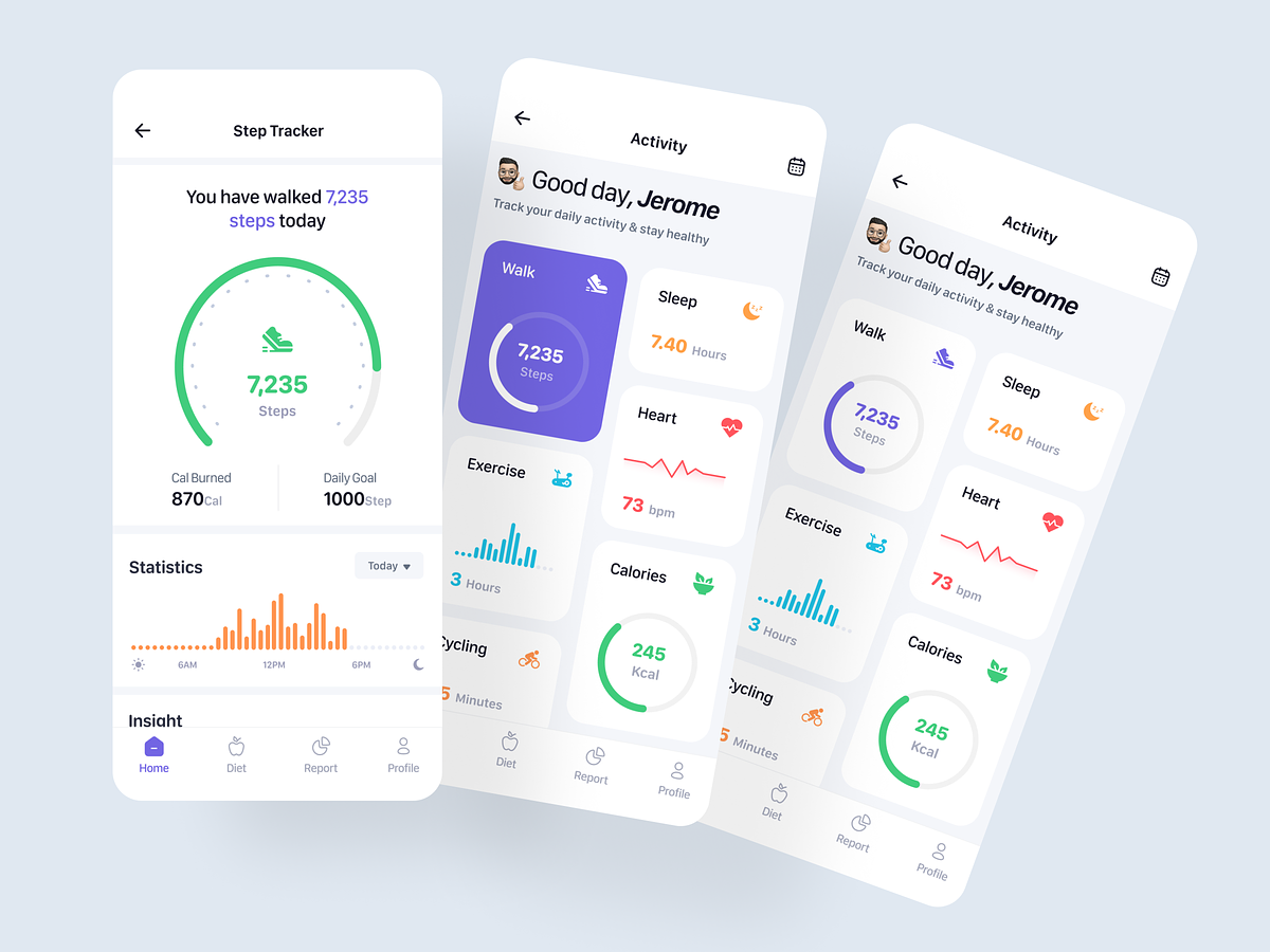 Example of Ios/Android Mobile App Design (UX/UI)