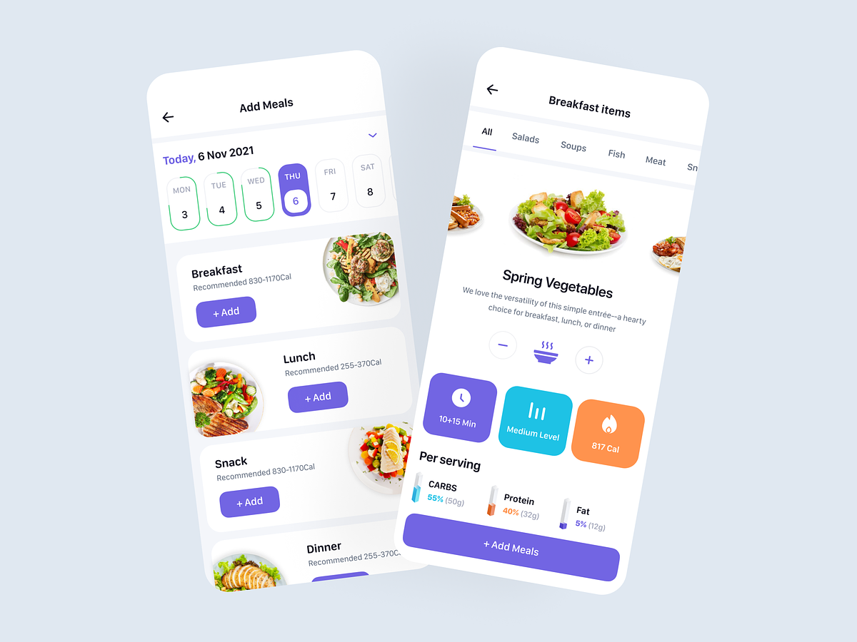Example of Ios/Android Mobile App Design (UX/UI)