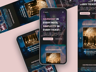 #003 Daily UI Challenge - Landing Page booking bookingapp concert dailyui dailyuichallenge design event homepage kpop landingpage ticketingapp ui uidesign uiux ux uxdesign