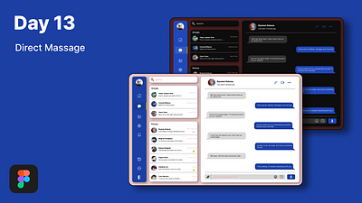 Jujutsu Kaisen : Direct Massage UI Design #013 chatapp chatinterface dailyui dailyui100 darkmode dribbble figma jujutsu kaisen lightmode messagingapp uidesign userexperience