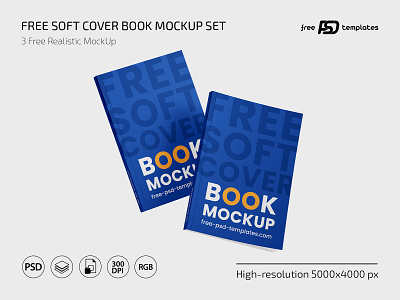 Free Book Cover PSD Mockup book book cover books design free free book mockup free mockup free mockup template free mockups free psd freebie photoshop psd template templates