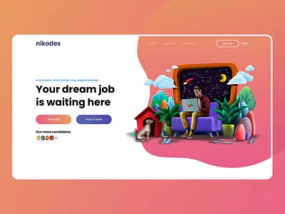 UX/UI design for web agency studio designer design landing page landing page design landing page ui ux ui ui design ui ux ux ui web design web designer website design
