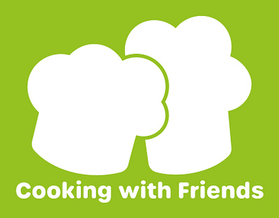 Cooking with Friends - Logo Idea 2d brand identity branding cooking graphic design idea illustrator logo typography vector