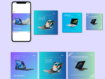 Laptop 3d ads branding desing graphic design illastrator laptop social media post