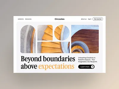 Architecture Studio - Hero UI Exploration archi architecture architecture studio architecture ui architecture web design real estate web web design website