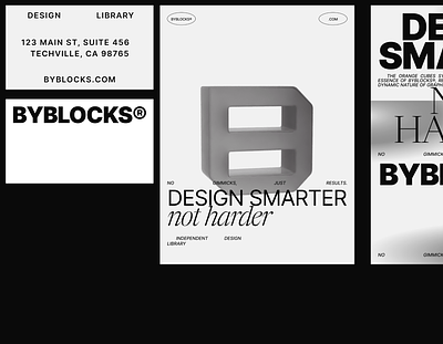 ByBlocks.OL assets brand design brand identity branding design graphic design logo