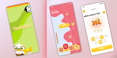 Toddler App adobe xd design animation design figma figma apps figma ui figma uiux kids app kids apps learning app mobile app design mobile apps mobile ui kit mobile uiux design mobile uiuxkit modern ui toddler apps ui uiux uiux design