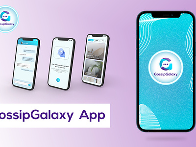 GossipGalaxy App adobe xd design animation apps chat app design figma figma apps figma designing figma ui figma ui kit mobile app design mobile apps mobile chat mobile chat ui mobile designing modern ui ui uiux uiux design uiux designing