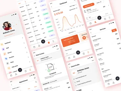 Management App UI UX app app ui ux b2b b2c business design designer india interface management mobile product product design saas theosm ui ui ux user experience user interface ux