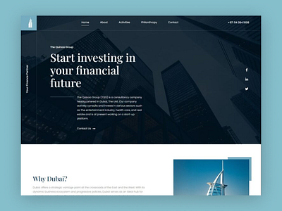 Quinaa Group - Finance website design UI bank banking app branding credit card dashboard design finance app graphic design investment landing page ui ui design ui ux user interface ux web web design website website design wordpress