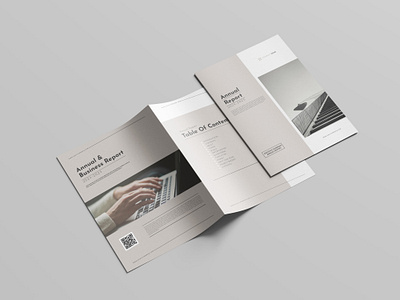 8 Page Annual Report Design branding graphic design logo