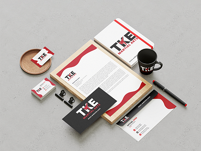 Karate Brand Identity - TKE MARTIAL ARTS! advertisingagency arts brandidentity branding customlogos digitalagency fighting freelancer graphicdesigners graphics illustrator innovatixhub logo logodesigners martialarts passion sports stationery strength tkelogo