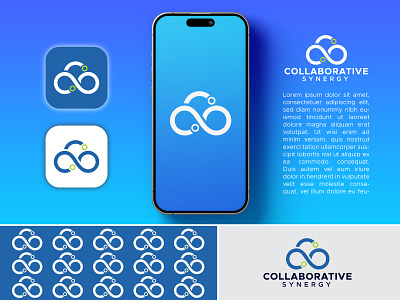 Concept: Collaborative Synergy- logo design (Unused) abstract app logo brand identity branding creative logo graphic desing icon logo logo logo design logos minimal logo minimalis logo vector visual identity