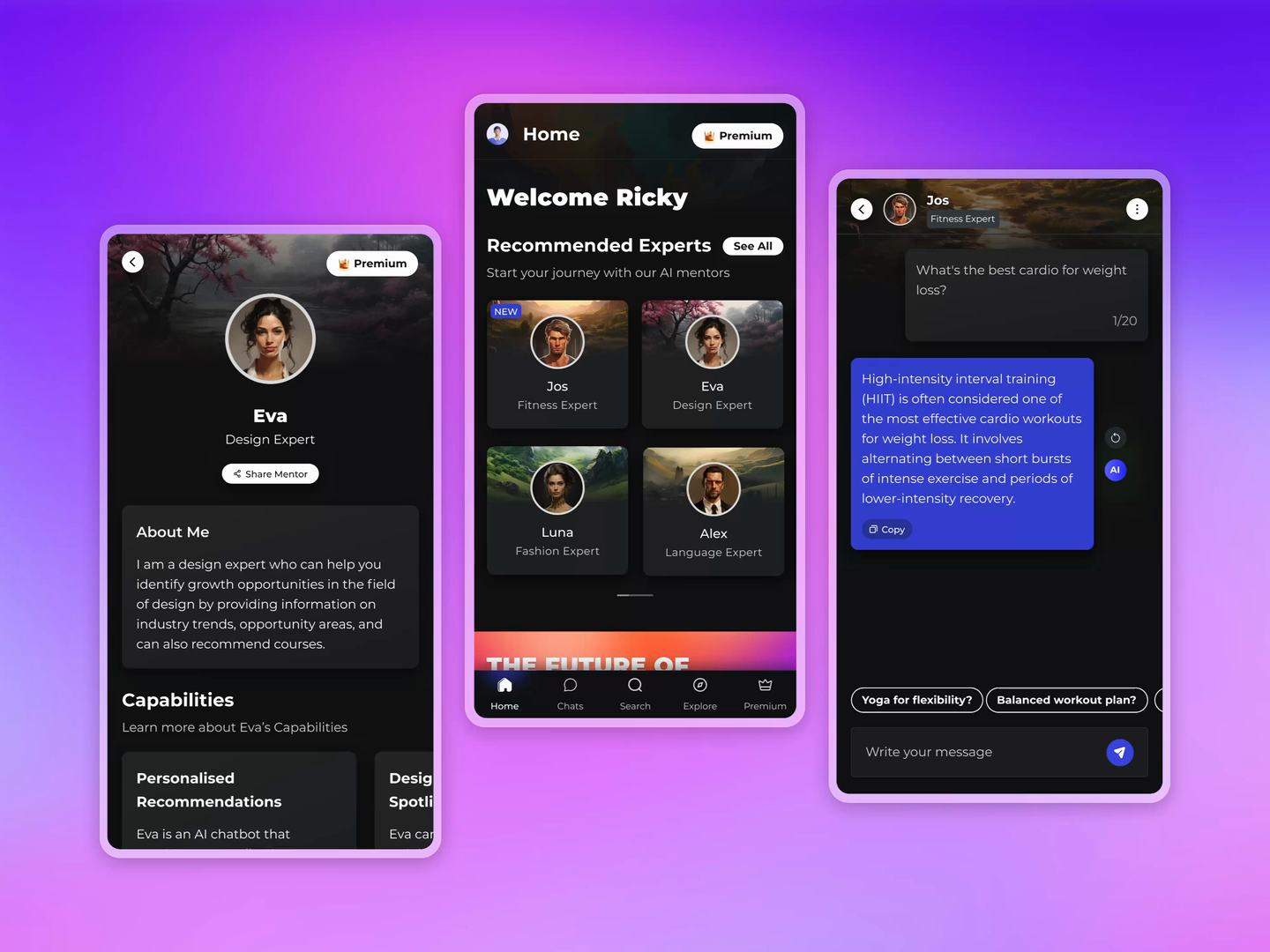 Mentor.ai App Ui By Procreator - Global Ui Ux Design Agency On Dribbble