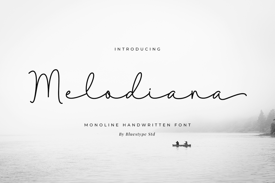 Melodiana Font by Bluestype Studio on Dribbble