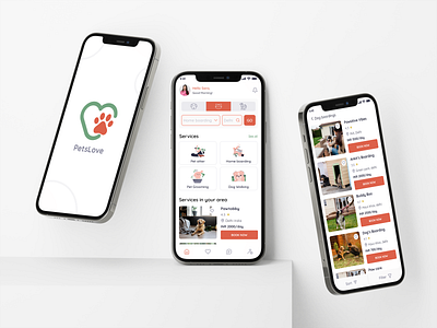 Making pet service booking easy for young single professionals ui