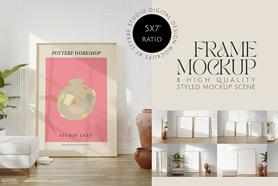 Frame Mockups Modern Vintage 5x7 frame 5x7 frame mockup big frame mockup frame interior mockup frame mockups modern vintage golden frame mockup mid century modern mid modern centuary mockup modern interior mockup shadow overlay standing frame mockup tall frame mockup vintage villa