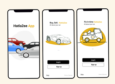 Car App figma mobile app ui ux