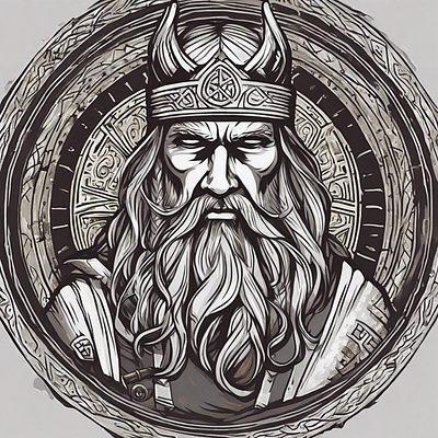 Viking stamp ai artificialintelegence artifitial avatar beutiful bot branding design graphic design illustration poststamp stamp ui viking vikings