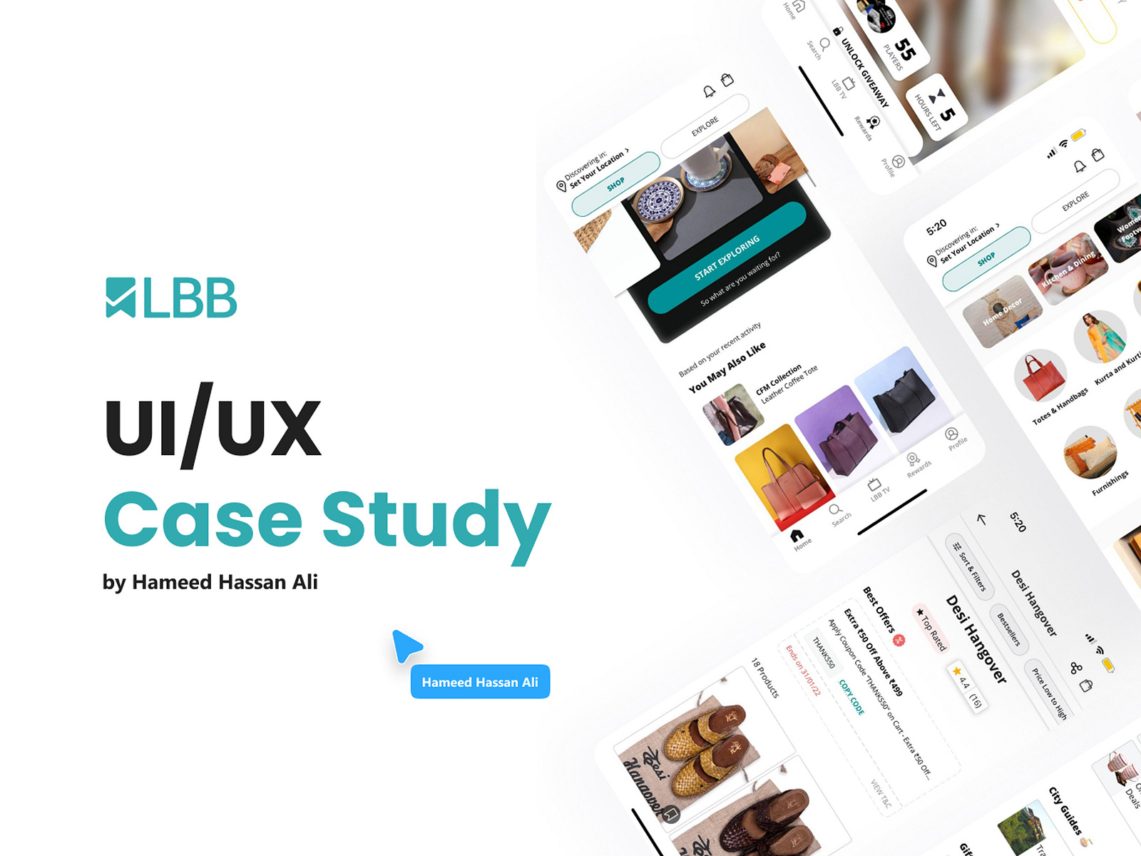 LBB UI UX Case Study by hameed hassan ali on Dribbble