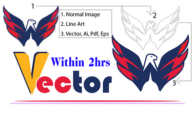 Raster to Vector Tracing 3d art artlogo graphic design jpg to ai lineart logo logo redesign photo to vector raster to vector vector vector tracing vectorart