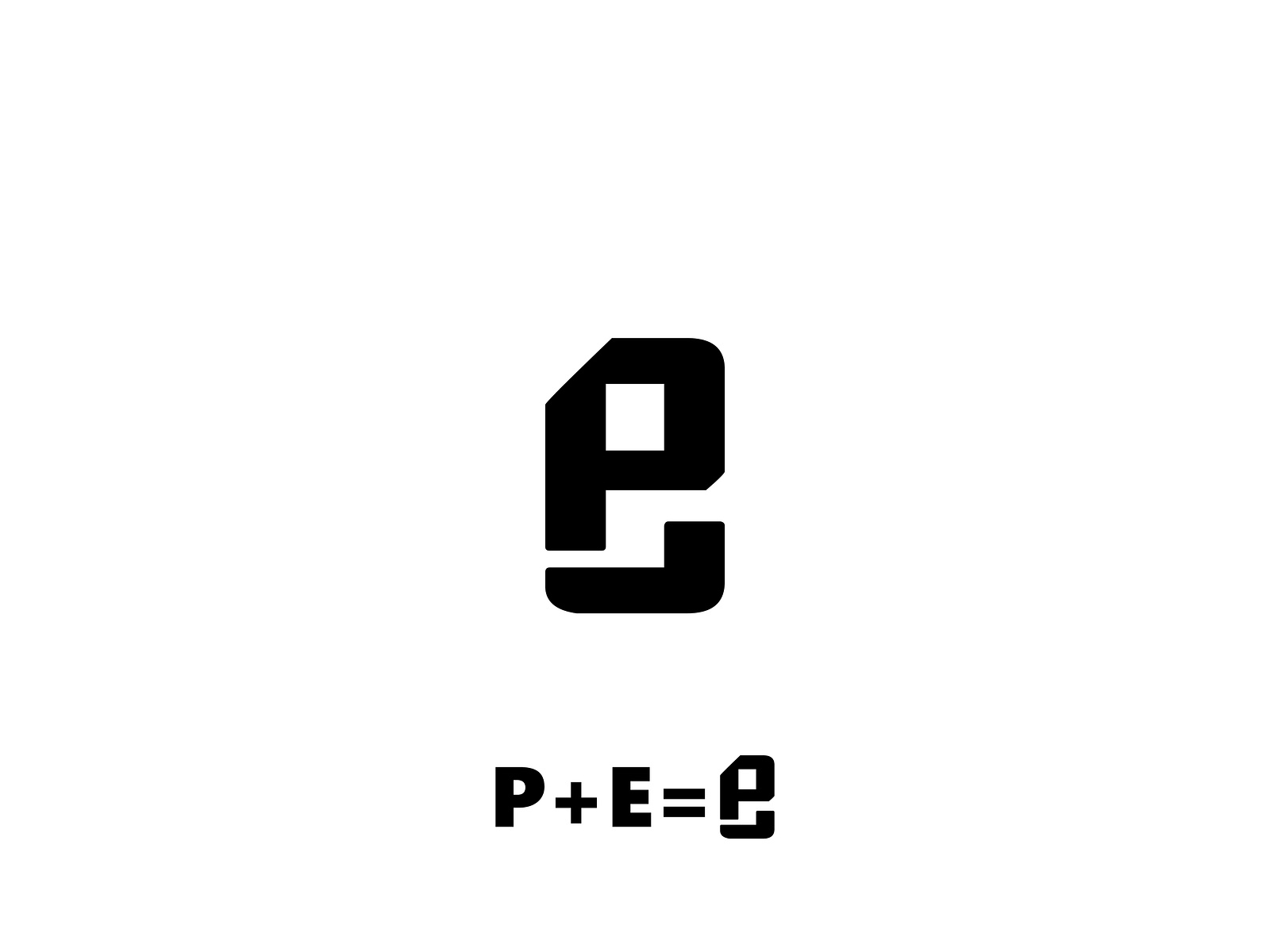 PE LOGO ! by Md. Rahidul Islam on Dribbble