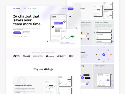 AIBridge - Landing Page landing page lp ui ux