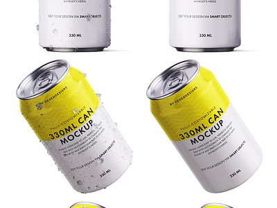 330ml Can Mockup 330ml can mockup alcoholic drink beer beer can mockup beverage branding mockup can mockup cold drink drink easy to use energy drink juice soda soda can