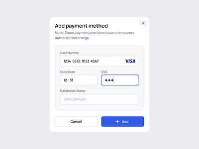Add payment method 123done button clean design kit figma form icon set input minimalism payment ui ui kit