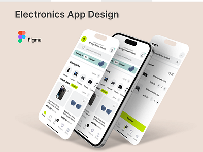 Electronics e Commerce App Design app app design app ui design ecommrce app graphic design mobile app mobile app design responsive design ui uiux design ux ux design web dsign