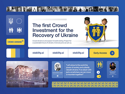 Crowd Ukraine Website branding design figma site ui ui design ui ux ui ux design user interface ux web web design web interface web site
