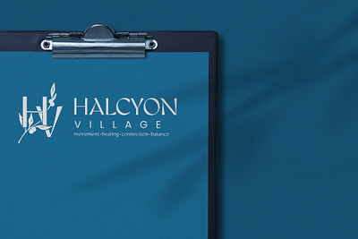 Halcyon Village Logo Redesign branding graphic design logo vector