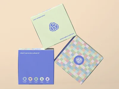 Tufty - Packaging Design branding design graphic design icons illustration logo packaging packaging design pastel tufting vector