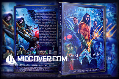 Aquaman and the Lost Kingdom (2024) DVD Cover design dvd dvdcover dvdcustomcover photoshop