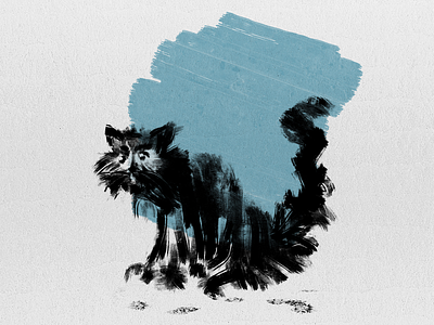 Wed Cat artist illustration