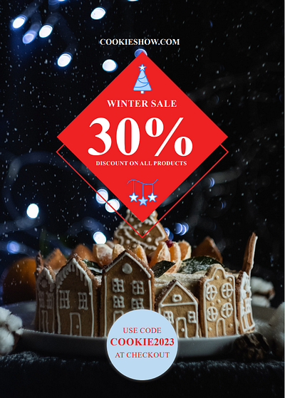 Flyer For Cookie Show branding graphic design logo