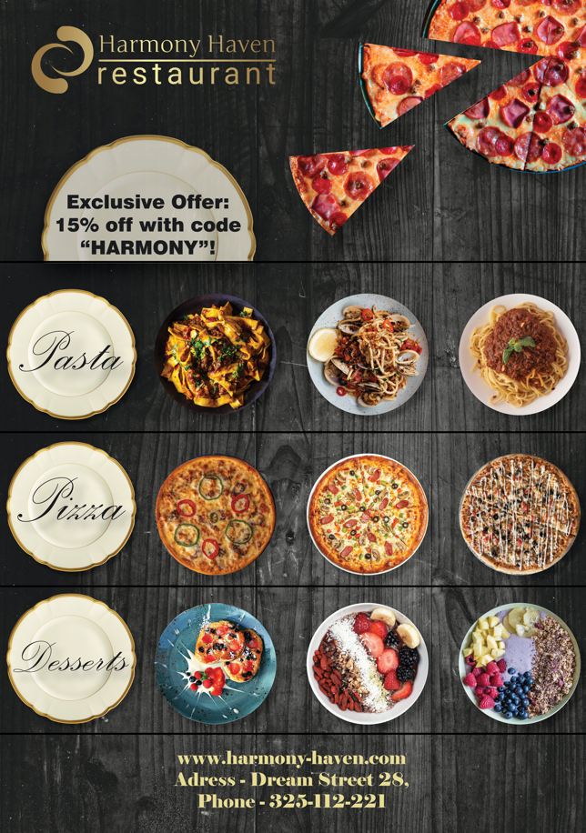 Flyer For Restaurant branding graphic design logo