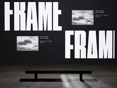 Frame by Frame branding chantal akerman experimental film film festival graphic design hollis frampton michael snow motion graphics structural film